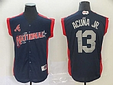 National League 13 Ronald Acuna Jr. Navy 2019 MLB All Star Game Player Jersey,baseball caps,new era cap wholesale,wholesale hats